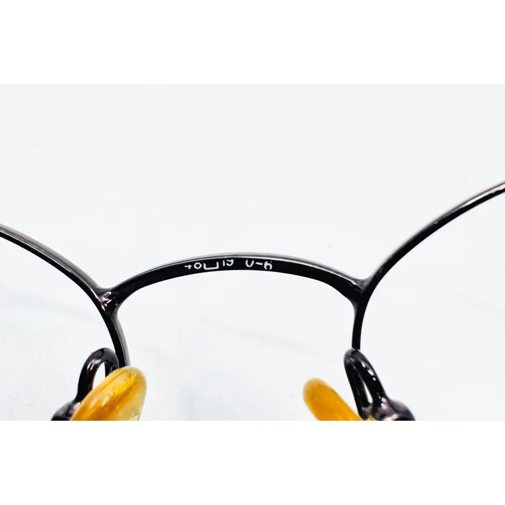 Nine West Eyeglasses Frames Women Black Oval Metal NW 13 C5B 48-19-135